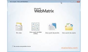WebMatrix for Windows - Download it from Habererciyes for free